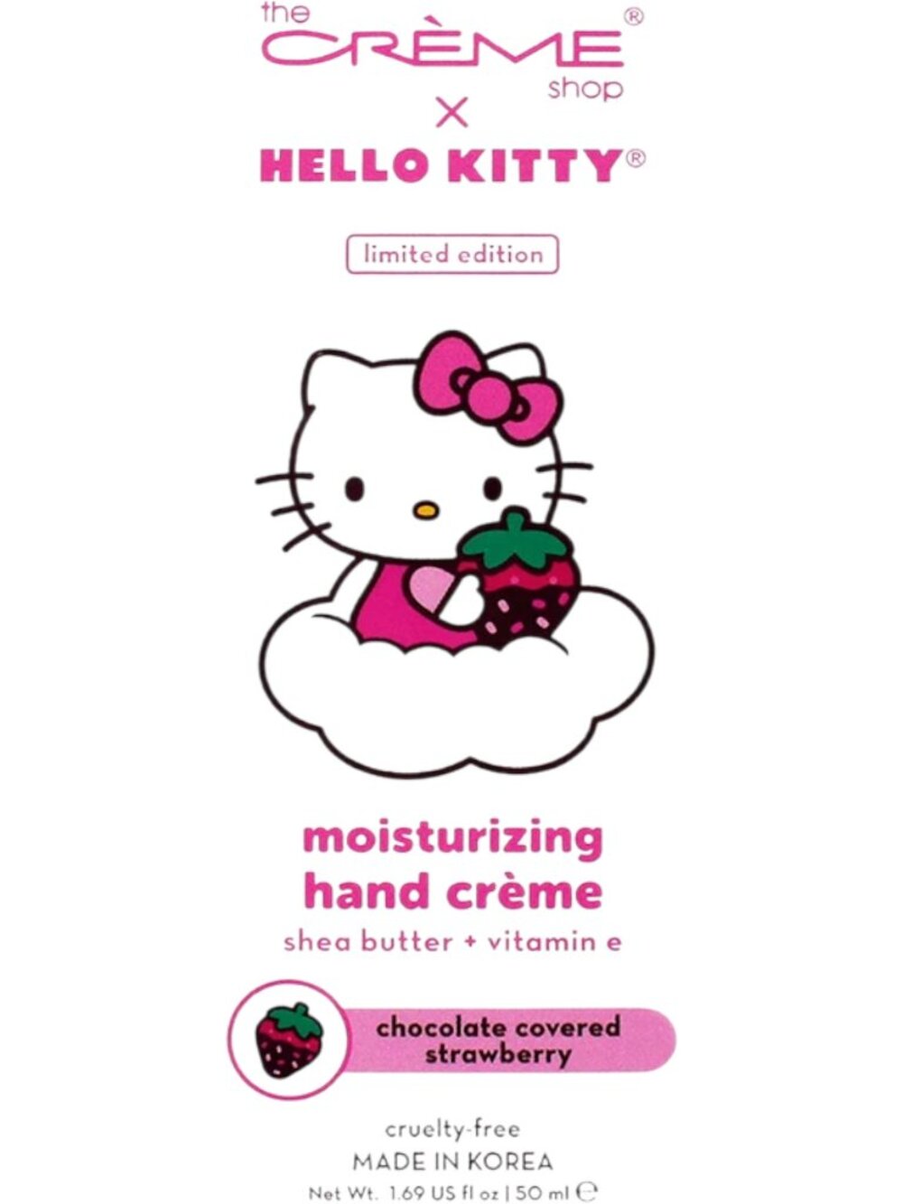 NEW the Creme Shop x Hello Kitty Hand Cream | Chcolate Covered Strawberry